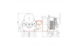 China Ac380v Gearless Traction Elevator Motor High Speed With Electromagnetic Design supplier