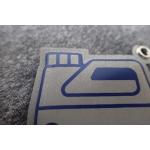 Printing Custom Logo Gas Shape Embossed TUP Keychain Promotional Gift TPU Keyring for sale