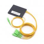 Customized Fiber Optic Plc Splitter 1*4 1*8 1*16 1*32 1*64 PVC for sale