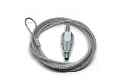China Steel Wire Rope Crimped With Snap Hook Toggle Cable Gripper Suspension Kit supplier