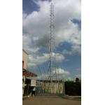 Lattice Type Paint Kits Steel Tower Used For Communication for sale