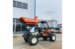 China 800KG Mini 4 Wheel Tractor Synchromesh Transmission Electric Farm Tractor supplier