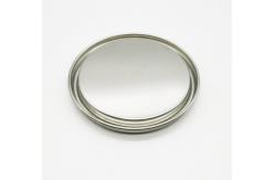 China White Round Tin Containers With Lids 4L Empty Metal Tins supplier