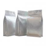 Food Grade Valve 1kg Flat Bottom Pouch With Zipper Morinaga Powder for sale