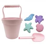 Children'S Summer Silicone Beach Toy Sandbox Set Bucket Set for sale