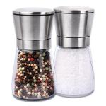 160ml Ceramic Stainless Steel Salt And Pepper Grinders for sale