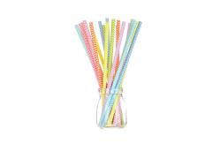 China Smooth Cutting Paper Party Straws Multi Layered Sturdy Water Resistant supplier