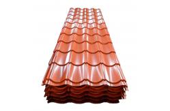 China Customized PPGI Corrugated Sheet 1000mm - 12000mm Galvanised Steel Roof Sheets supplier
