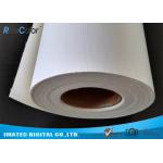Waterproof White Inkjet Cotton Canvas Roll Matte 410gsm For Pigment / Dye Ink