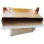 Recycled A4 Size Eco Friendly Rigid Mailers Corrugated Cardboard Envelope Box for sale