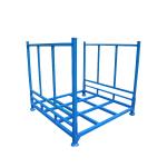 Heavy Duty Warehouse Detachable Metal Steel Stacking Folding Fabric Stillage Rack for sale