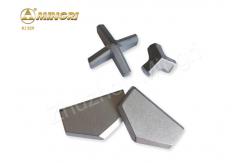 China YG8 Tungsten Carbide Tips Percussion Hammer Drill Bit Tips For Hardened Steel supplier