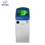 Queue Self Service Ticketing Kiosk Terminal 19Inch Floor Standing 1.5mm steel