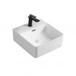 Above Counter Installation Ceramic Basin Glossy Finished For Bathroom for sale