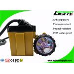High Performance LED Miners Cap Lamp 25000lux Brightness 1200 Battery Cycles