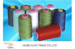 China Dyed Sewing Polyester Thread , Ring Spun Polyester Thread For Sewing Machine supplier