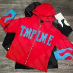 Regular Fit Distressed Embroidery Hoodie Unisex Hoodies Raw Hem Cropped Hoodie for sale