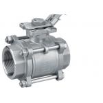 4 Inches Ss 304 Ss 316 Long Handle Ball Valve OEM Industrial Control Valves for sale