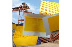 China Polyurethane Rubber Linear Vibrating Screen Mesh Sieve Plates supplier