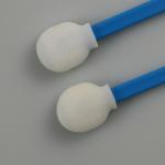 Lollipop Round Sponge Head Disposable Lint Free Swabs Blue Stick for sale