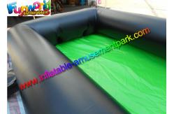 China 50m Single Lane Inflatable Water City Slides , Crazy Inflatable Splash Wet Slide supplier