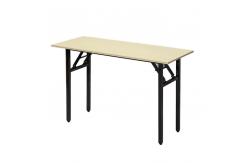 China Rectangular Foldable Training Table Melamine For Meeting Room Conference supplier