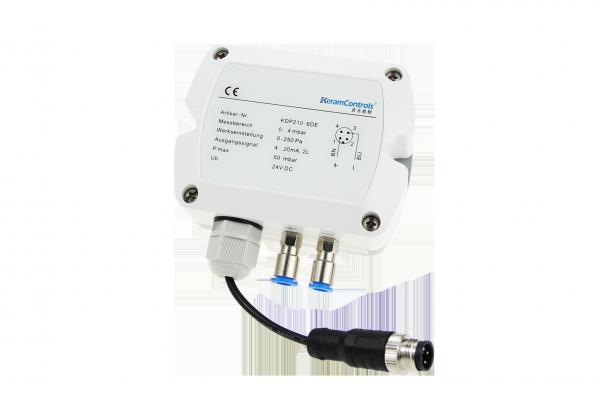 KDP210AC RS485 LCD Display Hvac Differential Pressure Transmitter For Clean Room