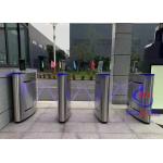 Outdoor RS485 RFID Smart Gate Flap Barrier System For Schools Gym for sale