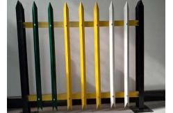 China W Section Palisade Fencing 1.8m H Post Security Steel Fence supplier