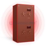 Dual Alarm Heavy Vault Safe Box Door Biometric Fingerprint Lock Can Movable