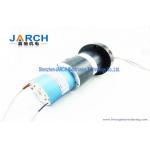 Electrical Ethernet Hybrid Slip Rings Four Passage With 78mm Overall Diameter , 30RPM Speed