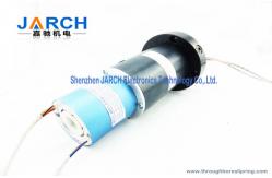 China Electrical Ethernet Hybrid Slip Rings Four Passage With 78mm Overall Diameter , 30RPM Speed supplier