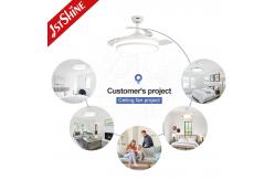 China Standard Wind LED Ceiling Fan with Retractable PC Blades and Air Conditioning Function supplier