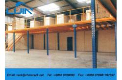 China Metal Frame Structural Mezzanine Floors Platform For Industrial Warehouse supplier