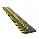 Residence Remote Control Parking Bollards , Tyre Killer Barriers Black Reflective Film for sale