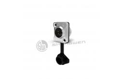 China Audio XLR Connector Outdoor Waterproof 5 Pin Connector Male Socket supplier