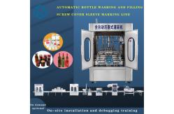 China Complete Packaging Automated Filling Machine Line PLC For Shampoos Lotions Body Creams supplier