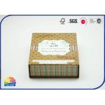 Matte Lamination Recycled Hinged Lid Gift Box CMYK Customized 4C Printed Eco Friendly for sale