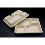 Sugarcane Pulp Wheat Straw Dinnerware Set Food Biodegradable Takeaway Packaging for sale