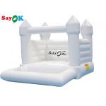 Tarpaulin Inflatable Bounce For Wedding Engagement Event Party 3.2x2.5x2.4m for sale