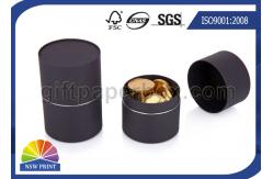 China Customized Round Chocolate Packaging Box With Printing , Small Candy Coated Paper Boxes supplier