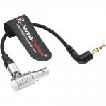 Alvin's Cables Timecode-Out-Cable for Sound-Devices|Tentacle-Sync Time-Code from 5-Pin-Male Right-Angle to 1/8|3.5mm TRS 6Inch|15CM for sale