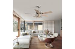 China 2000 Lumen Crystal Ceiling Light Fan With Remote supplier