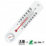Metal Case Glass Tube Outdoor Temperature Gauge , Indoor Outdoor Temp Gauge Quick Response for sale