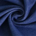 Indigo Chambray Poly Rayon Blend Fabric for sale