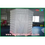 Inflatable Photo Booth Enclosure PVC Coated Inflatable Octagon Mobile Photo Booth Tent With LED Lighting for sale