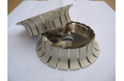 China Diamond Cutting Round Edge Polishing Wheels For Marble supplier