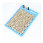 Brown Solderless Circuit Board , Circuit Bread Board With Blue Plate for sale