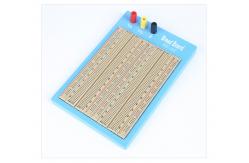 China Brown Solderless Circuit Board , Circuit Bread Board With Blue Plate supplier