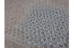 China 80x100mm High Hot Dip Galvanized Gabion Net For Ditch Protection supplier
